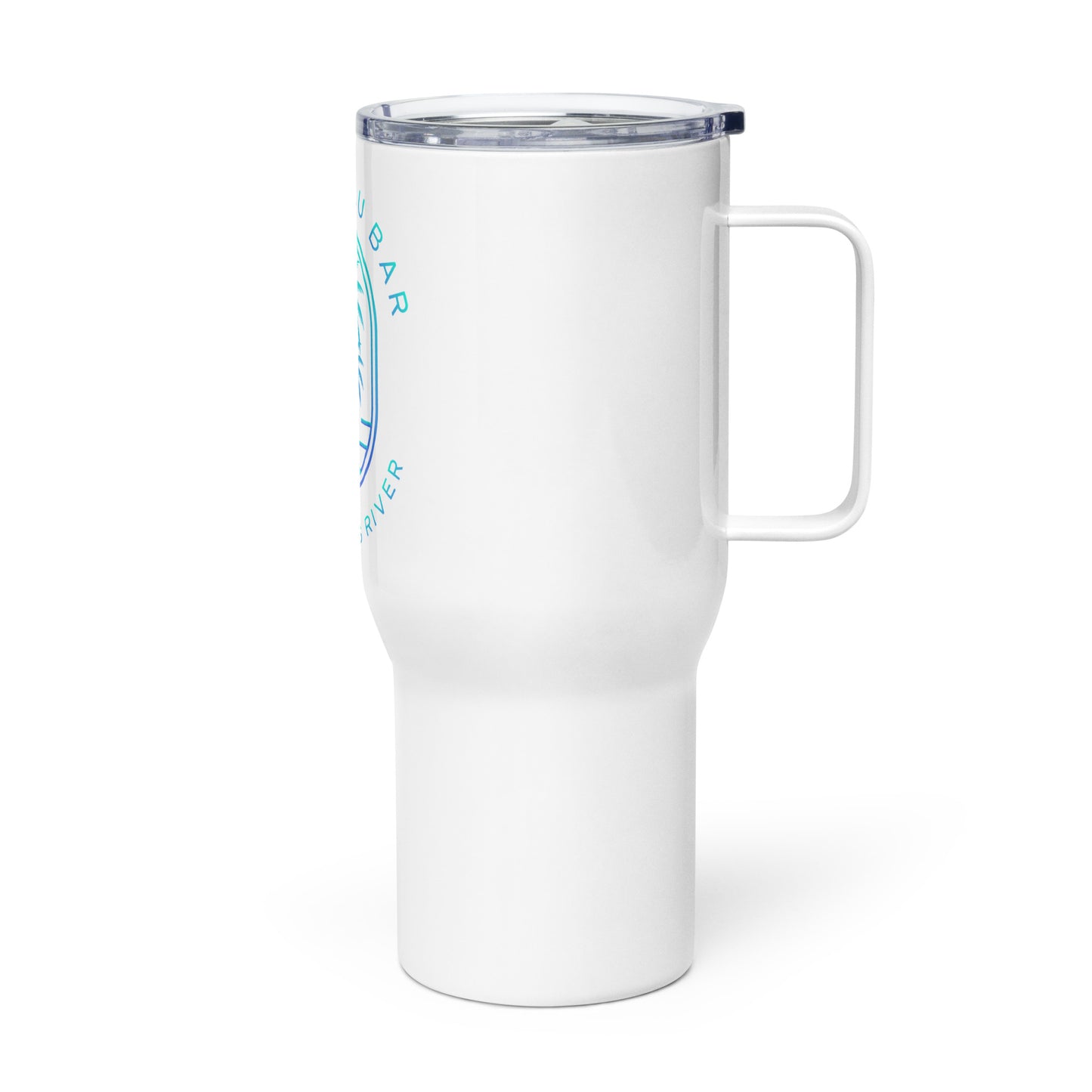 Honolulu Bar Travel mug with a handle