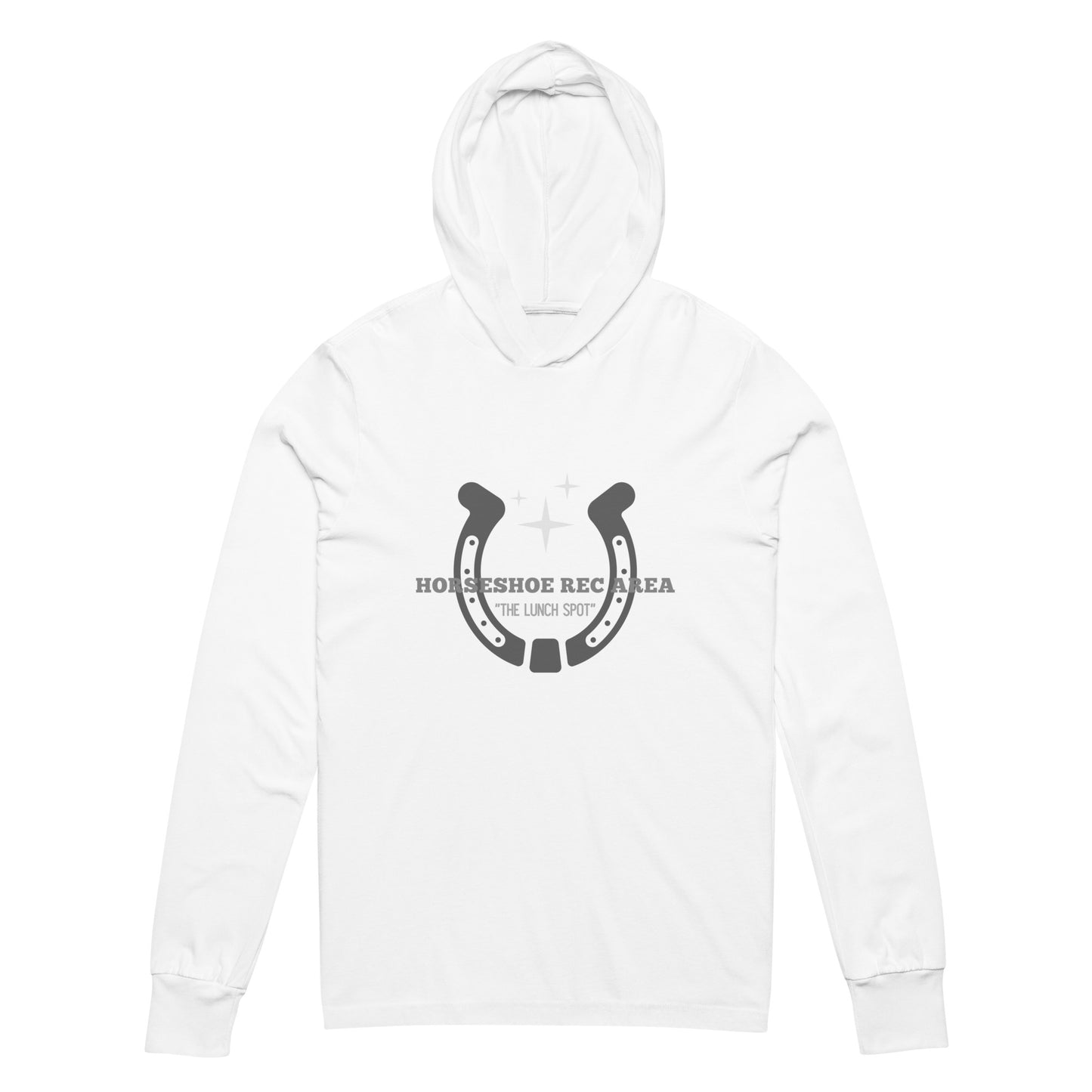 Horseshoe Rec Hooded long-sleeve shirt