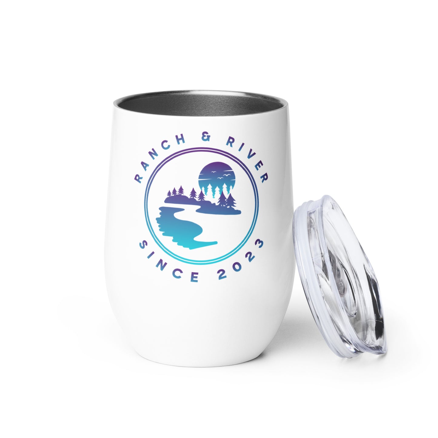 Ranch & River Wine tumbler