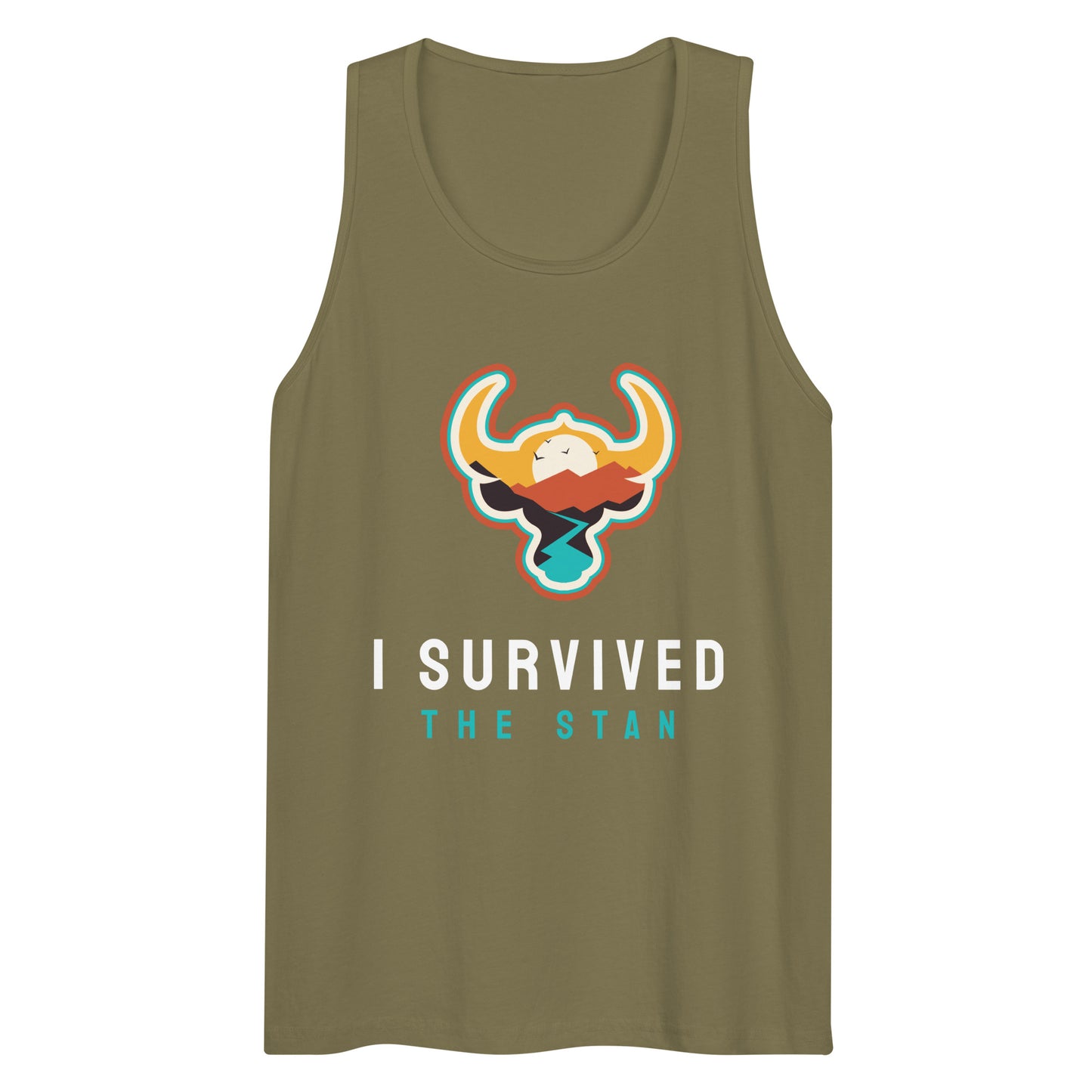 I Survived the Stan Men’s premium tank top