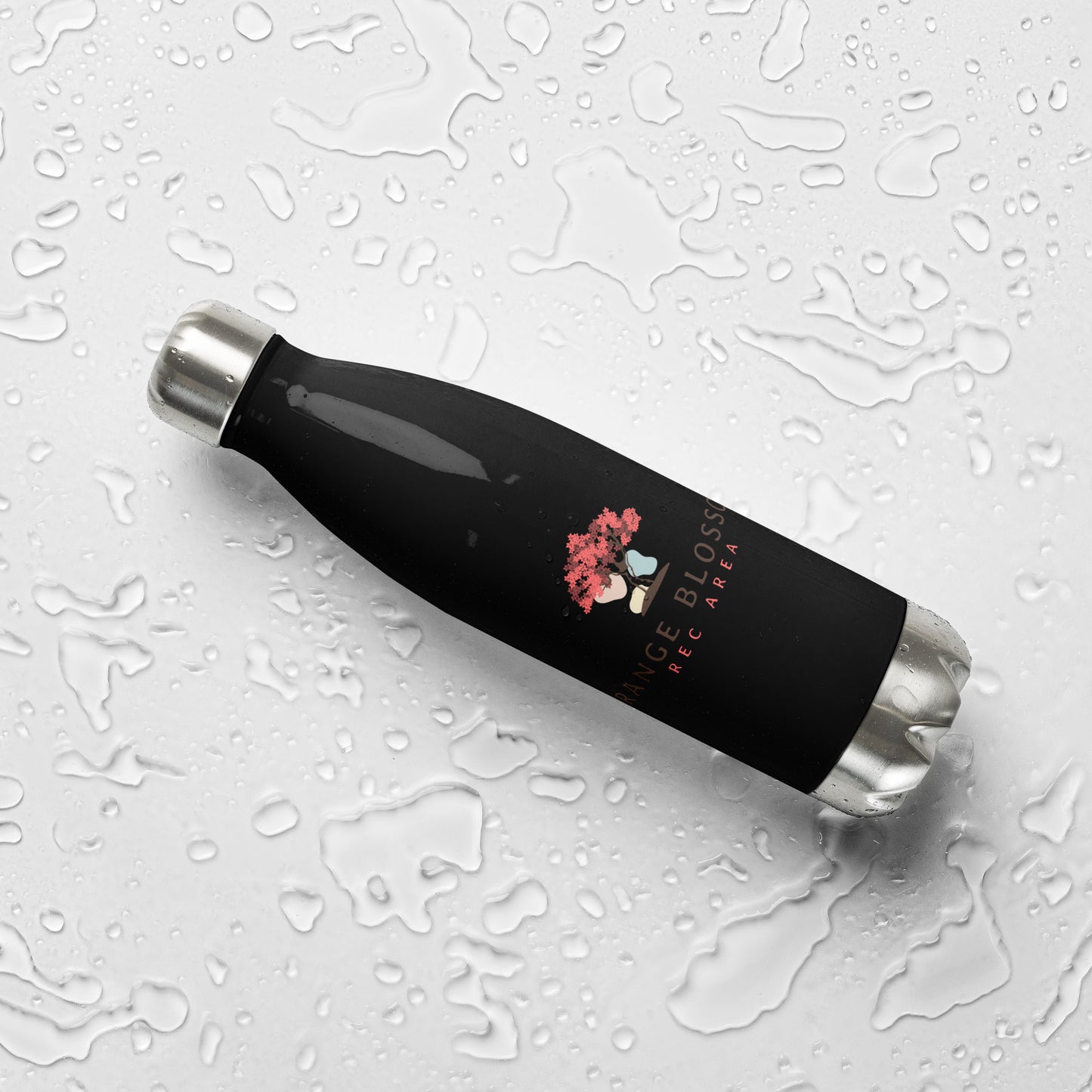 Orange Blossom Rec Stainless steel water bottle