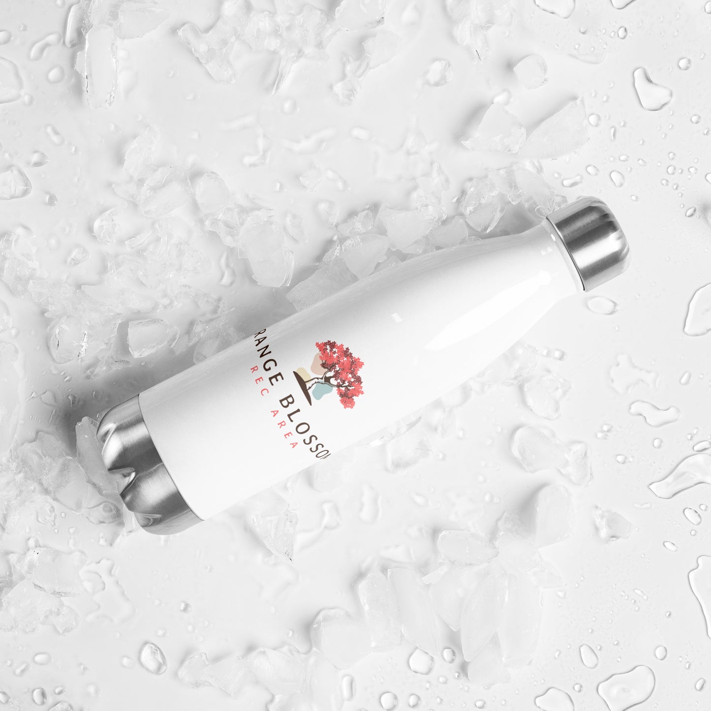 Orange Blossom Rec Stainless steel water bottle