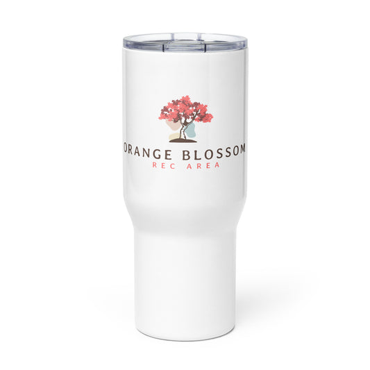 Orange Blossom Rec Travel mug with a handle