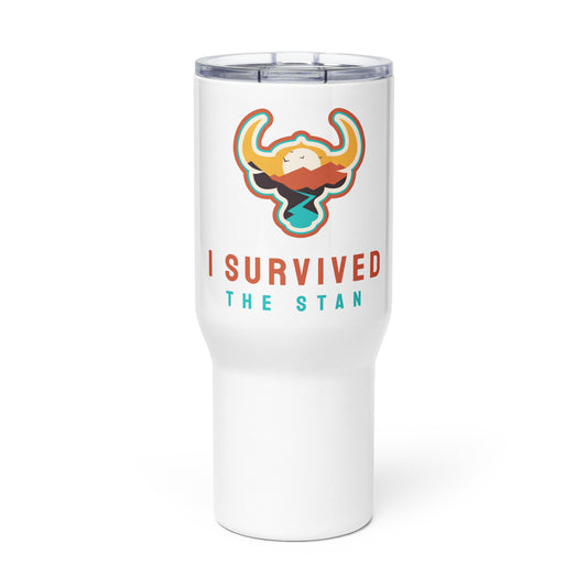 I Survived the Stan Travel mug with a handle