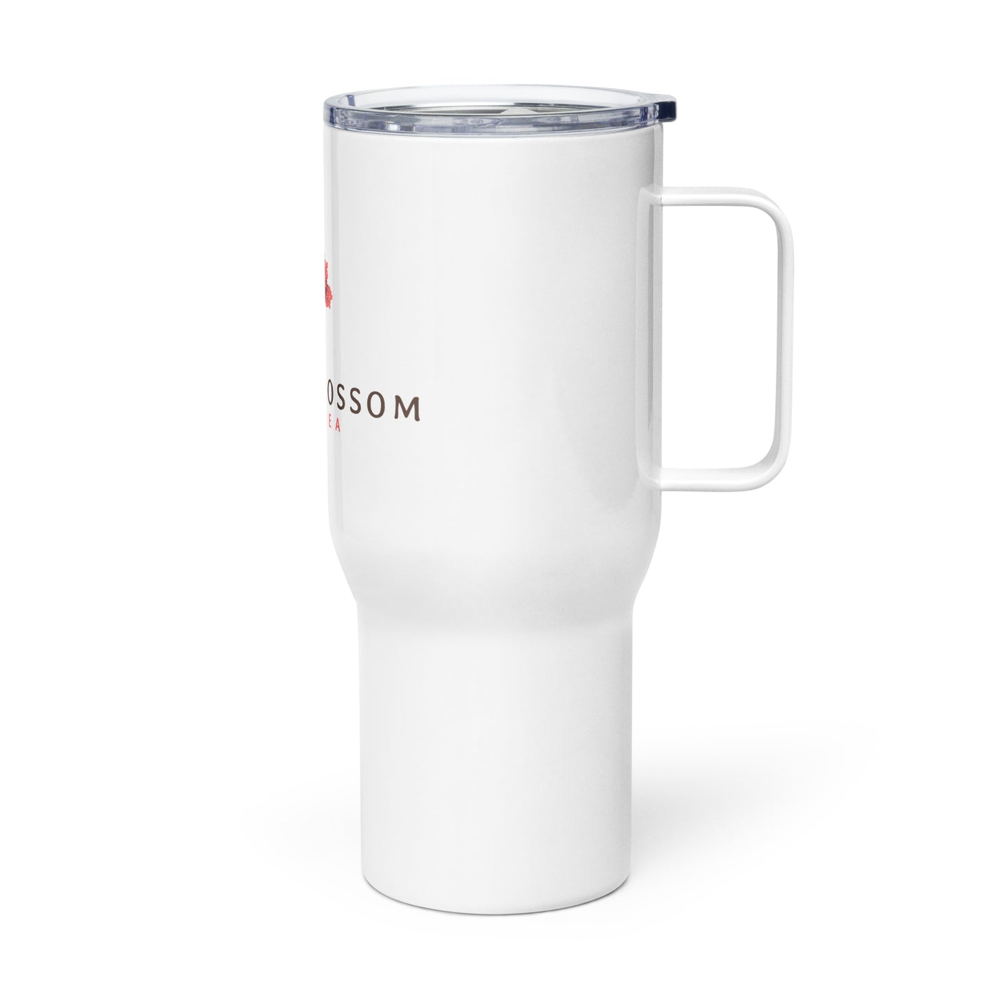 Orange Blossom Rec Travel mug with a handle