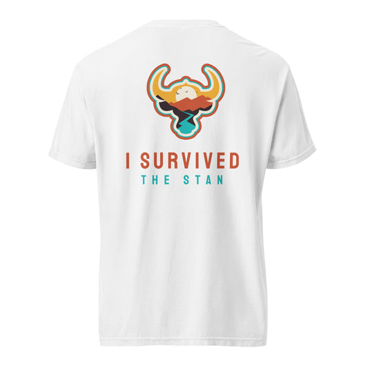 I Survived the Stan Unisex heavyweight t-shirt