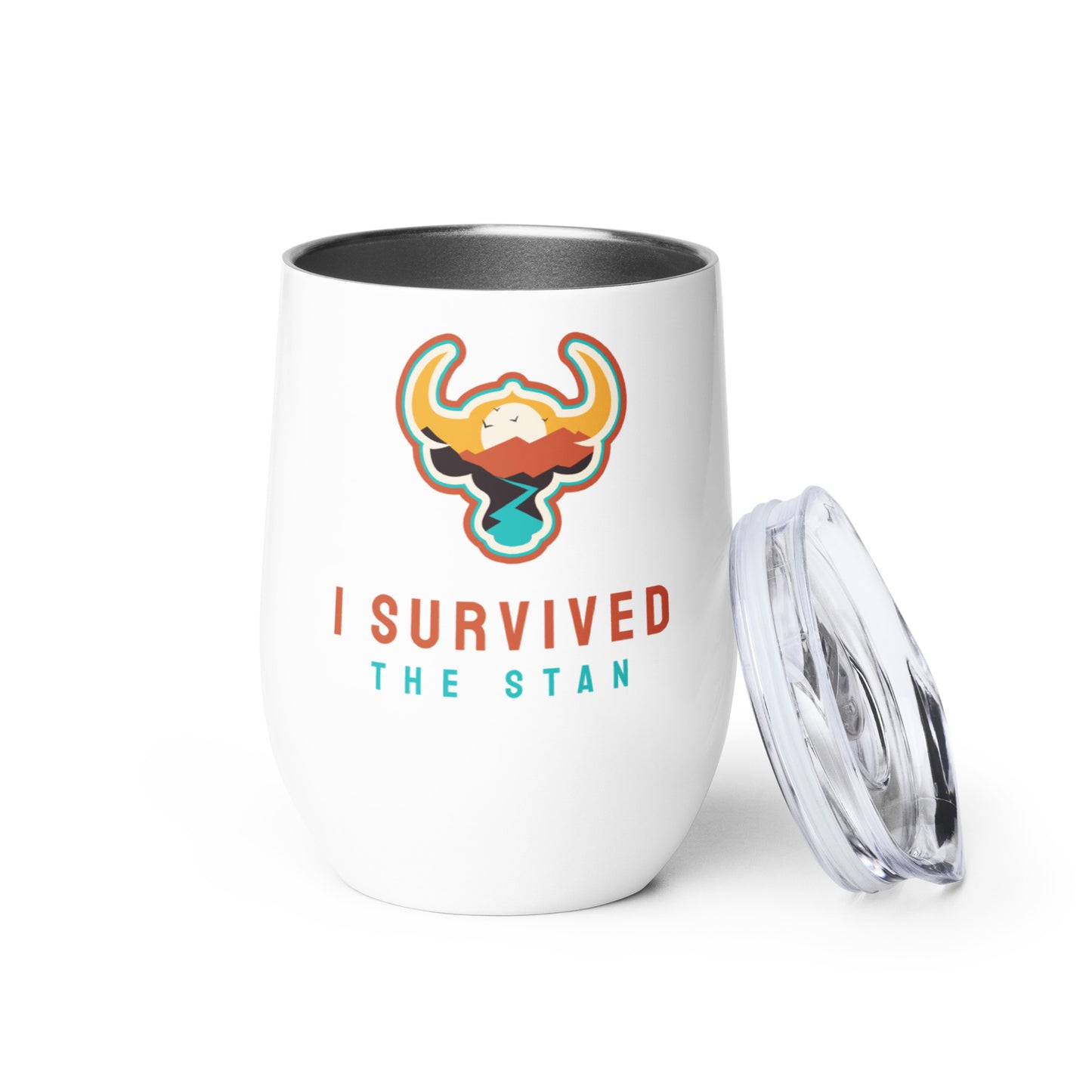 I Survived the Stan Wine tumbler