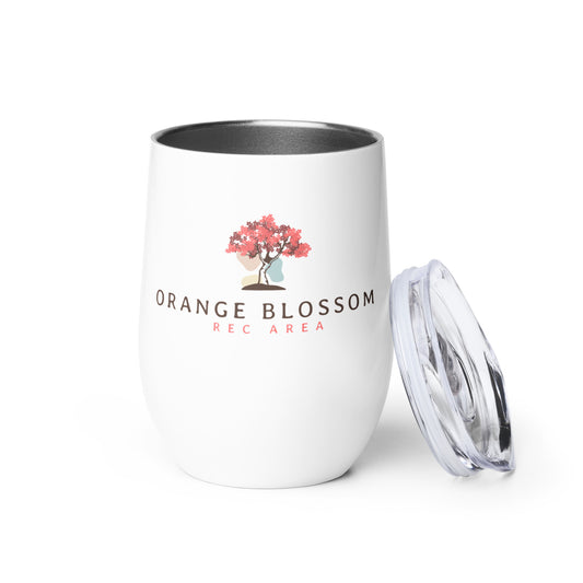 Orange Blossom Rec Wine tumbler