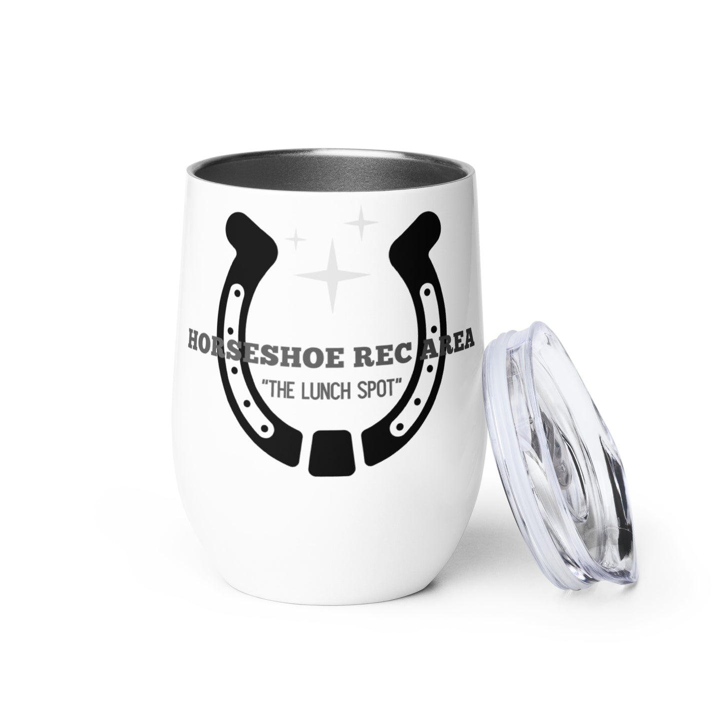 Horseshoe Rec Wine tumbler